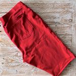 Faded Glory 👖  Red Jean Shorts XXL | Stretchy Comfy Pull-On Style 👖 ~2X Photo 3