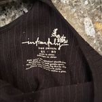 Free People Black Ribbed Halter Top Photo 2