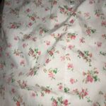 basic editions COPY - Vintage Button Up Blouse White Pink Roses Size Large Photo 15