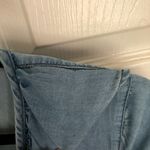 ASOS  Denim Short Sleeve Ruffle Wrap Dress Size US 8 Photo 5