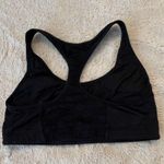 PINK - Victoria's Secret Victoria's Secret PINK Black Sports Bra with Lace Photo 1