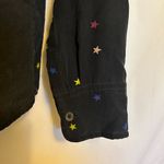 Rails Kate Star Print Silk Blouse In Rainbow Stars Size Small Photo 5