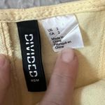 H&M Yellow Denim spaghetti strap mini dress from  Photo 4