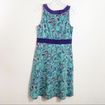 Rei Co-op  Sea Green/Purple/Pink Paisley Floral V-Neck Athletic Dress Knee Length Photo 6