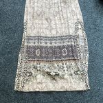 Hale Bob  medium M halter Cream and Black Maxi dress double side slits Photo 2