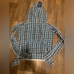 Frank & Eileen plaid olive triple fleece hoodie fall casual $258 limited edition Green Size XS Photo 3