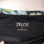 Zelos  Tennis Skirt Size S Skort Black Blue Floral Ruffle Layered Sporty Spice Photo 1