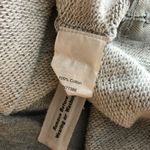 J.Crew Womens French Terry Sweatshirt Scoop Neck Metallic Sparkle Zip Gray L Photo 4