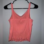 Old Navy NWOT  Fitted Cropped Lettuce-Edge Rib-Knit Tank Photo 3