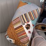 Handmade Patchwork Dog Print Purse Tote and Pouch Rare Puppy Pet Lover Shoulder Blue Photo 9