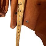 The Great Derby Embroidered Blouse Women’s Size 0 Brown Cider Puff Sleeve Floral Photo 14