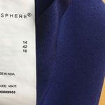 Atmosphere  Dressy, Sleeveless, V-Neck Romper, Blue, Size 10 Photo 6