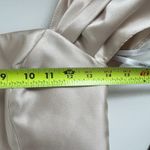 Alfred Sung  Evening Gown Off the Shoulder Satin Dress Trumpet Champagne Nude 4 Photo 9