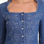 Avec Les Filles  Western Embroidery Mini Dress sz 6 Photo 2
