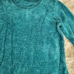 Napa Valley Knit Sweater Teal Size Petite Large Photo 1