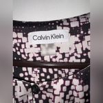 Calvin Klein women's Purple and white short-sleeved top size small nwt Photo 4