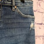 KANCAN RUSSELL MID RISE BOYFRIEND DISTRESSED RAW ANKLE JEANS 9/28 Blue Photo 4