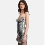 Bardot  Sequin Mini Dress - Silver Photo 3