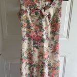Vintage Jigsaw Tapestry Dress White Size 0 Photo 0