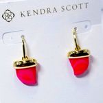 Kendra Scott Olena Red Mother of Pearl Earrings Photo 1