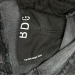 Urban Outfitters BDG black raw hem straight high rise girlfriend jeans size 26 Photo 7