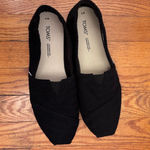 Toms  Black Crochet Slip-On Shoes Loafers Women’s Size 9 Photo 2