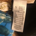 Lisa blue black velvet adjustable straps bikini top size small Photo 7