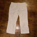 J Crew tan flat front business casual 12 preppy slacks Photo 2