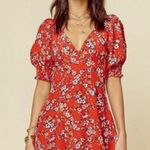 Blue Life Revolve Red Floral Amaris Mini Dress Photo 1