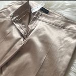 Thierry Mugler satin wide leg pants 90’s vintage Gold Size 10 Photo 5