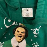 Womens green Christmas ELF hoodie sweatshirt White Size XS Photo 1