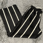 Vince Camuto  Women’s Black & Off White Wide Leg Pants Size PS Photo 0