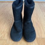 Koolaburra by UGG Black Suede Sheepskin Lined Winter Boots Women's US 6 Photo 1