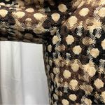 Sigrid Olsen ‎ Wool Blazer Lined geometric Plaid Black Brown Preppy Secretary L Photo 3