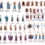 Reversible Wrap Maxi Skirt BIN46 Photo 3