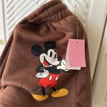 Disney  Brown Mickey Mouse Shorts Photo 5