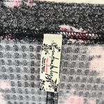 Free People  One of the Girls thermal Floral Print Women's Top - Black and Pink Photo 3