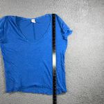 We The Free  T Shirt Women Medium Deep V Neck Relaxed Loose Fit Short Sleeve Photo 3