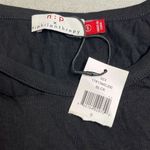 n:philanthropy Revolve  Cypress Slit Cutout TShirt Black Distressed Small NWT Photo 4