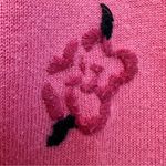 Sag Harbor Vintage  Dark Pink Embroidered Rose Floral Top Blouse Women’s Size XL Photo 4