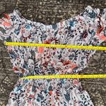 Free People  Women’s Size M Gray Floral Pretty & Free Off The Shoulder Romper Photo 9