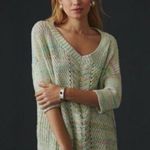 Anthropologie Pilcro Rainbow Women’s Oversized Sweater Cardigan Green Photo 1