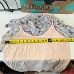 Anthropologie One September Layla Sequin V-neck Floral Tunic Top Women's Sz M Photo 7