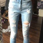 Hollister High Waisted Ripped Jeans Photo 0