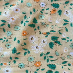 Aerie  Floral Tank Yellow Cropped Woven Top Size Large Photo 1