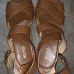 Michael Kors Brown Platform Sandals Photo 0