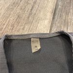 Beyond Yoga  Black and White Striped Top Photo 1