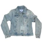 Time And Tru  Women's Light Blue Denim Small Jacket Photo 2