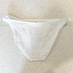 ANDIE  X Demi Moore The Tropez Bikini Bottom In White Crochet‎ Size Medium Photo 4