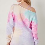 PINK - Victoria's Secret Victorias Secret Pink Everyday Lounge Crop Crew Sweatshirt Top Freya large VS Photo 1